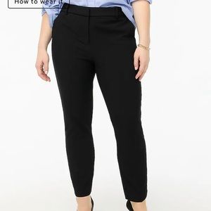 JCrew Ruby Crop Pant Plus Size Black
